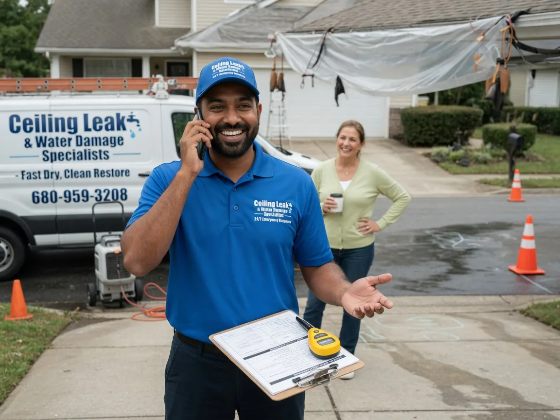 Ceiling Leak Cleanup Hood River, OR FAQs